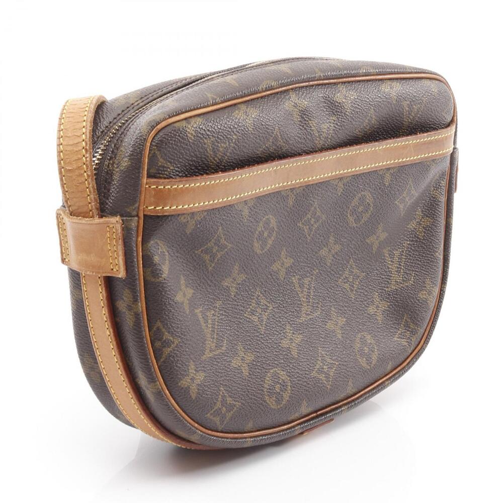 Louis Vuitton Jeune Leather Canvas Fille Shoulder Monogram Brown Bag